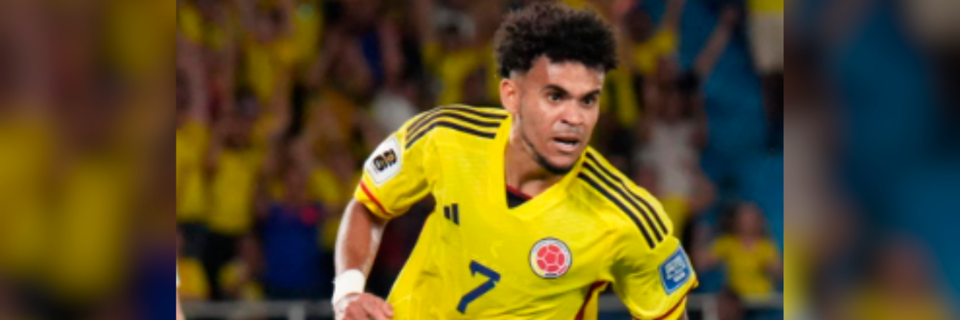 Luis Díaz celebrando un gol con la Selección Colombia. /FOTO: INSTAGRAM @ luisdiaz19_