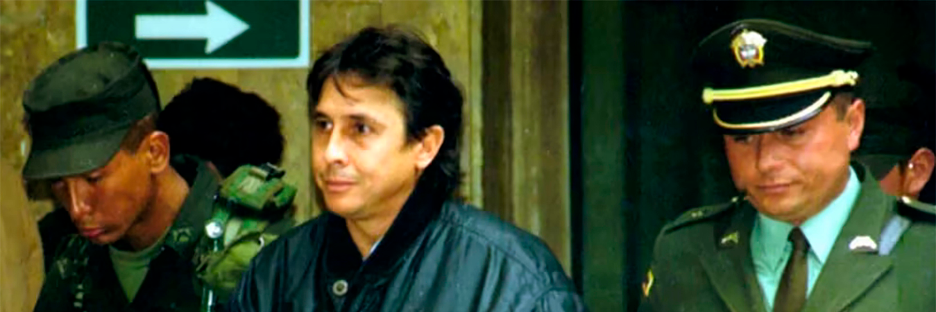 Fabio Ochoa comparecía ante la justicia de Medellín en los años 90. / FOTO: ARCHIVO EL COLOMBIANO.