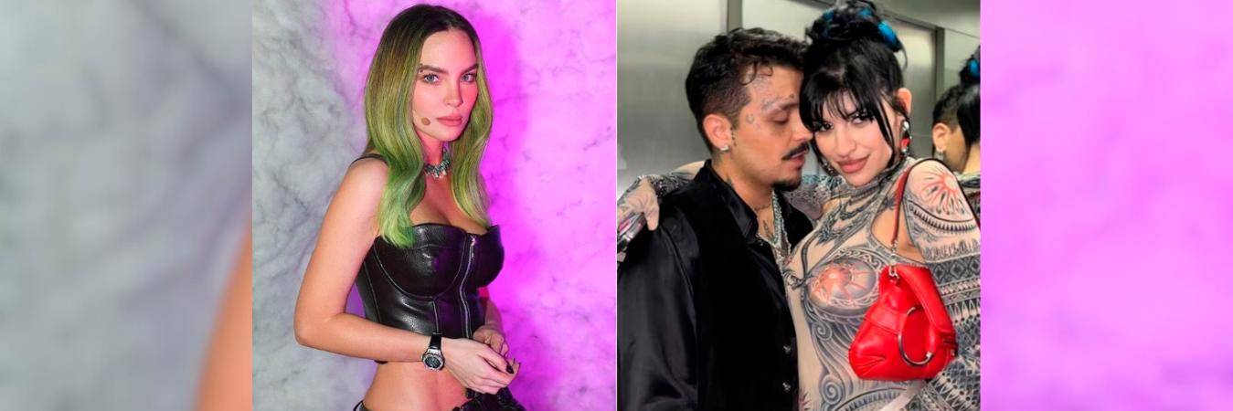 Belinda, Christian Nodal y Cazzu. /FOTOS: INSTAGRAM