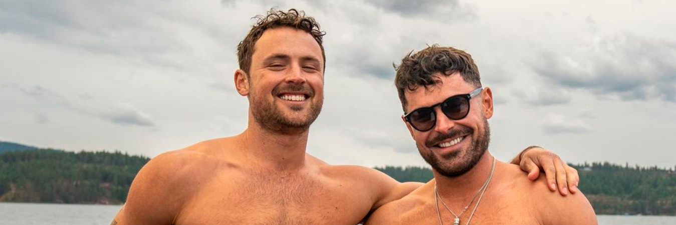 Zac Efron (der), actor estadounidense. / FOTO: INSTAGRAM @zacefron