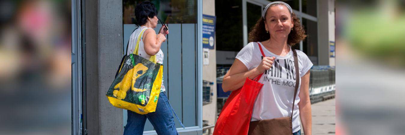 Bolsas reutilizables. /FOTO: ARCHIVO. 