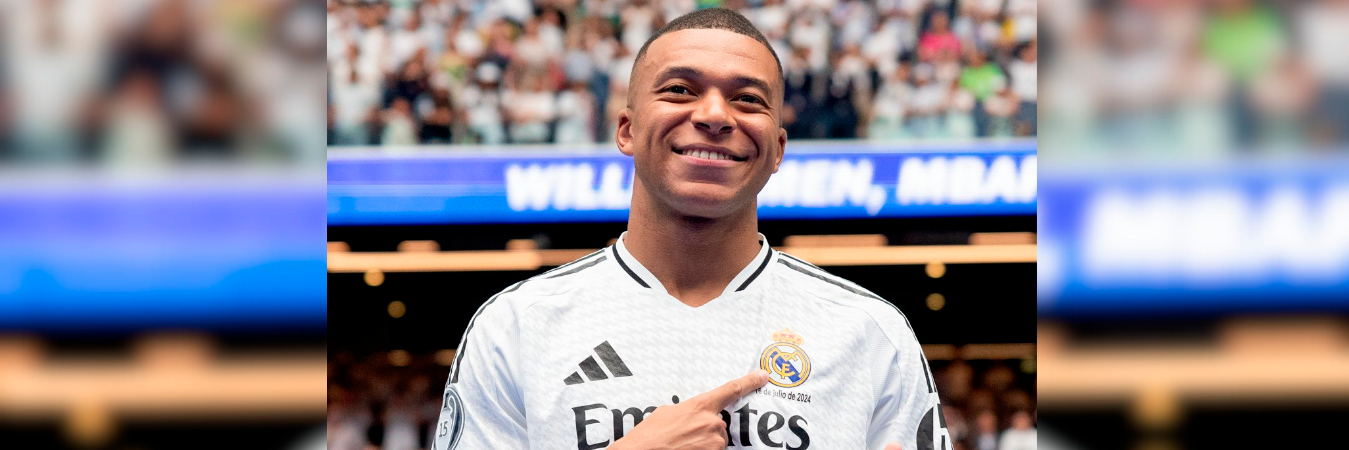 Kylian Mbappé firmó con el Real Madrid hasta el 2029. /FOTO: X @realmadrid