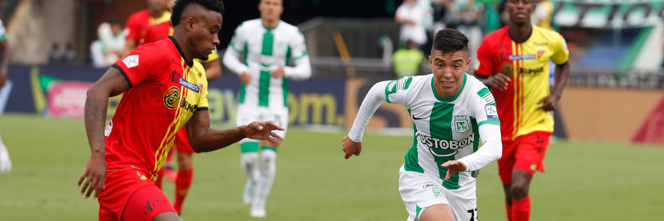 Atlético Nacional enfrentando a Deportivo Pereira. /FOTO: JAIME PÉREZ