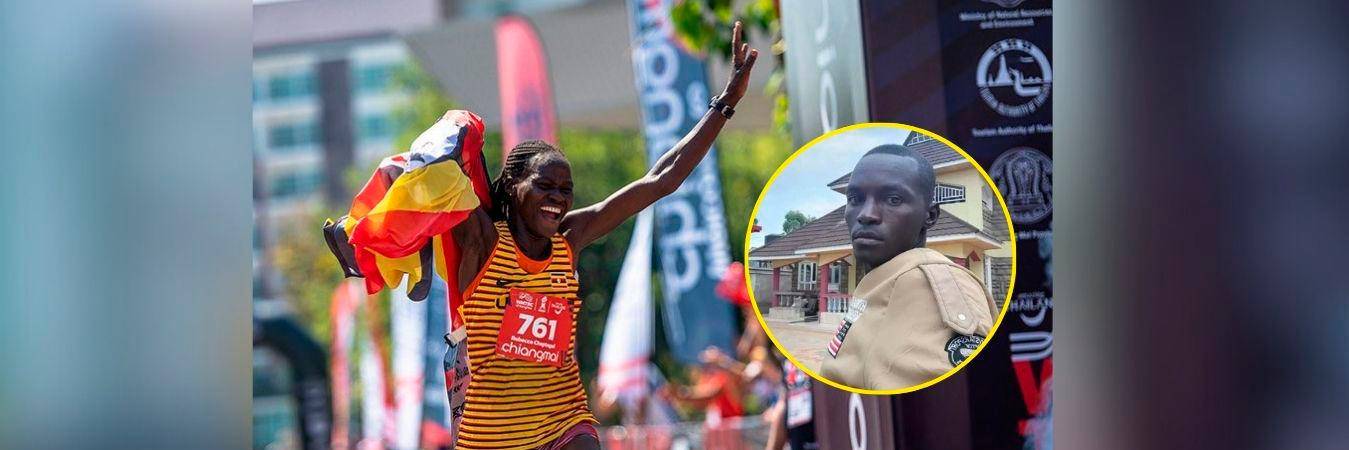 Rebecca Cheptegei y Dickson Ndiema. /FOTOS: COMITÉ OLÍMPICO DE UGANDA Y @kiarie_njau_