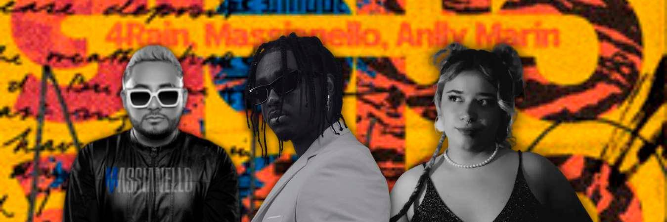 DJ Massianello, Dj4rain y Anlly Marín, artistas de ‘Aleho’. / FOTOS: CORTESÍA