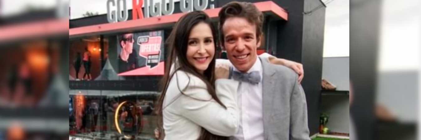 El ciclista Rigoberto Urán junto a su esposa Michelle Durango. /FOTO: INSTAGRAM @rigobertouran