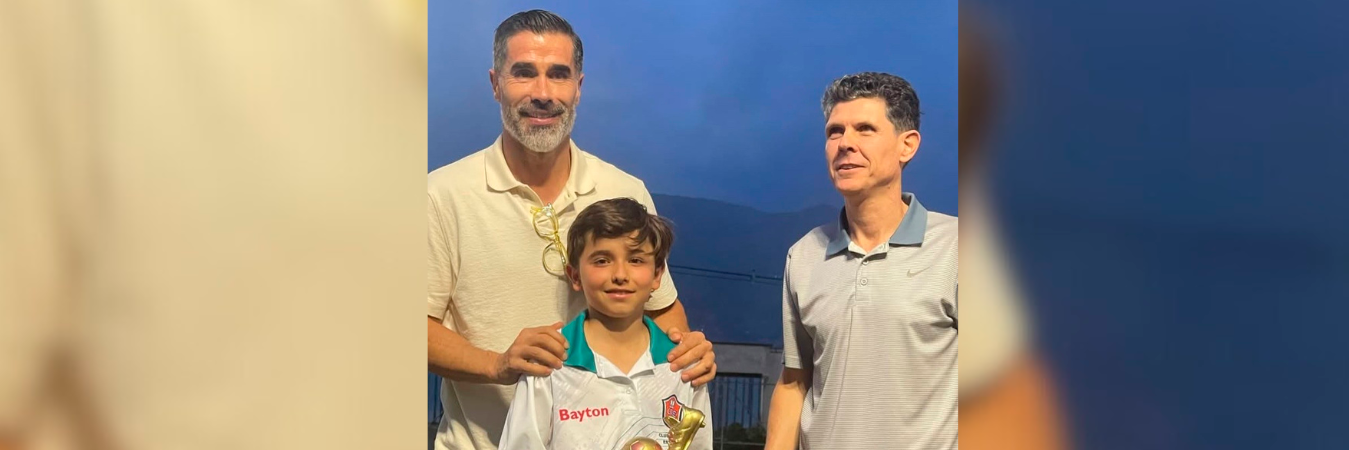 Él es Pascual Ángel hijo del exfutbolista Juan Pablo Ángel. /FOTO: INSTAGRAM @cdestudiantil