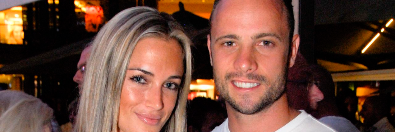 El atleta Oscar Pistorius junto a su novia la modelo Reeva Steenkamp antes de asesinarla. / FOTO: GOOGLE