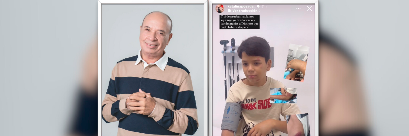  Luis Alberto Posada y su hijo Juan Manuel. /FOTOS: INSTAGRAM @posadarecords_ @katalinaposada_