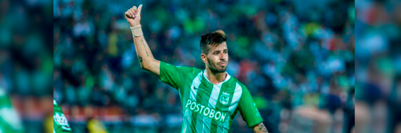Pablo Cepellini jugando para Atlético Nacional. /FOTO: ARCHIVO 