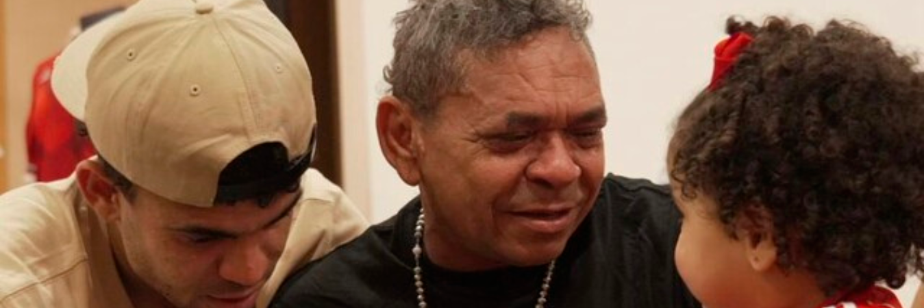 Lucho Díaz junto a su padre Luis Manuel. / FOTO: FCF.