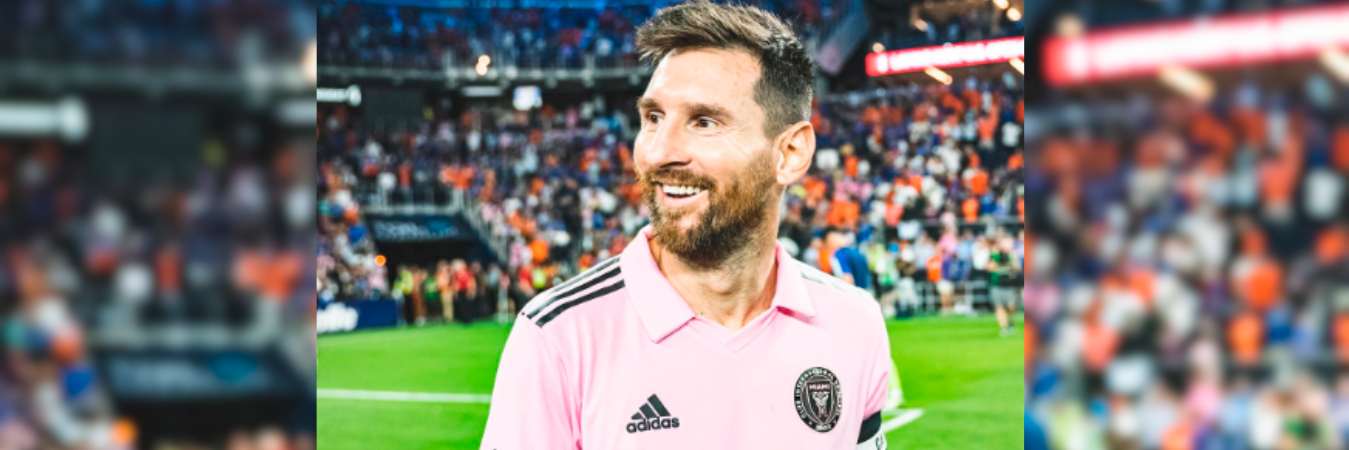 Lionel Messi disputando un partido con el Inter Miami. /FOTO: INSTAGRAM @leomessi