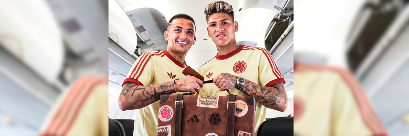 La Selección Colombia viajó desde Barranquilla para los amistosos y la Copa América en Estados Unidos. /FOTO: X @FCFSeleccionCol