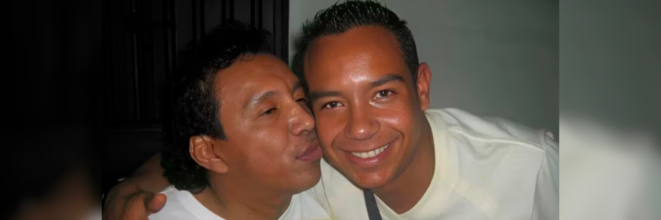 Él era Miguel Ángel Díaz (der.) quien este sábado perdió la batalla por su vida. /FOTO: REDES SOCIALES