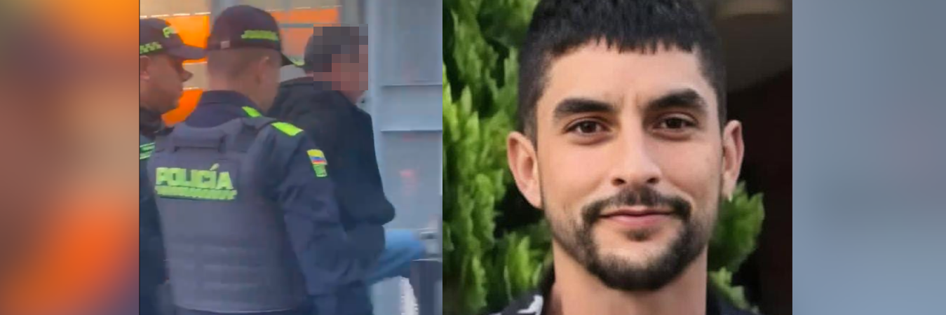 Izquierda: el señalado asesino tras entregarse. Derecha: Jaime Esteban Rendón (Q.E.P.D.). /FOTOS: CAPTURA DE VIDEO Y REDES SOCIALES