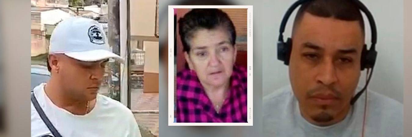 (De izq. a der.) Juan David López García, primer condenado; María Elvia Gómez, la víctima; y Miller Arley Montaño Cardona, el segundo condenado. /FOTOS: TOMADA DE X @Indepaz Y CORTESÍA FISCALÍA 