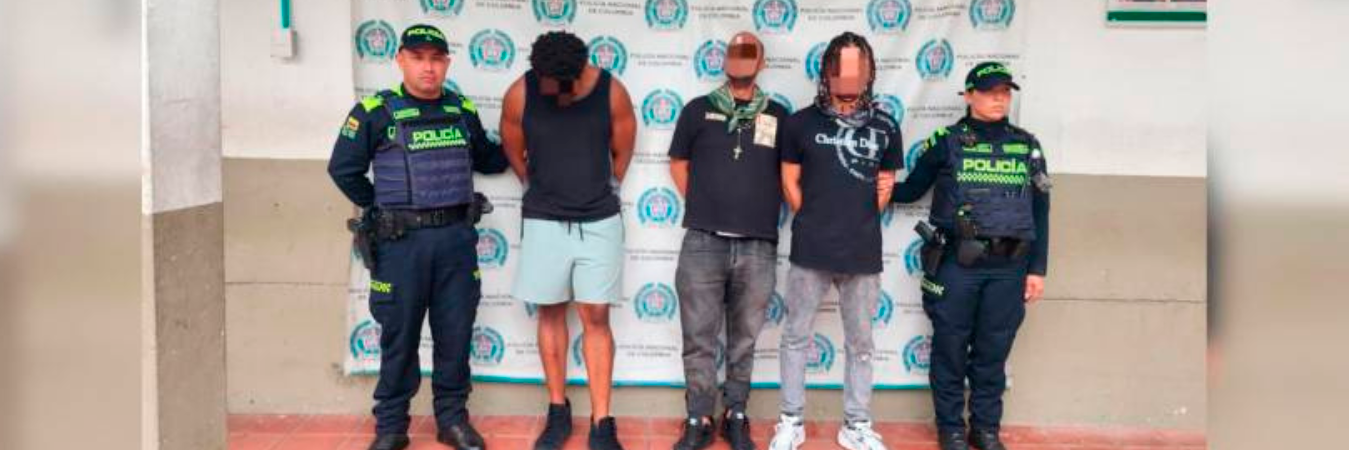 Ellos son los tres extranjeros señalados, dos estadounidenses y un venezolano. /FOTO: CORTESÍA