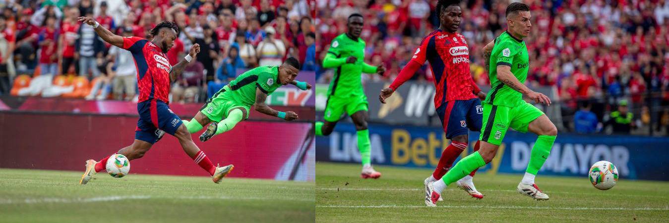 Nacional y Medellín pondrán en juego su invicto en el clásico antioqueño. FOTOS: JUAN ANTONIO SÁNCHEZ 