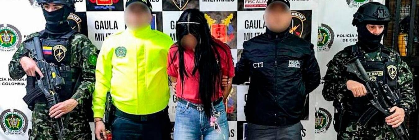 La mujer es la presunta homicida de un líder social. / FOTO: ALCALDÍA DE MEDELLÍN