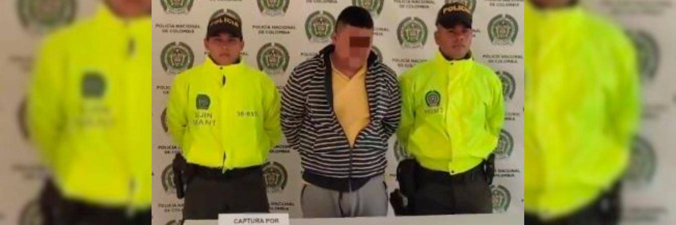 Norveis Contreras Ramos, alias David, tras su captura. /FOTO: X @DirectorPolicia