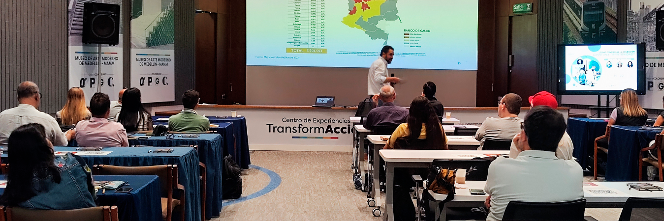 Con el taller se busca que el periodismo local y nacional encuentren nuevas narrativas para el tema de la migración venezolana. / FOTO: ANA CRISTINA MARINO