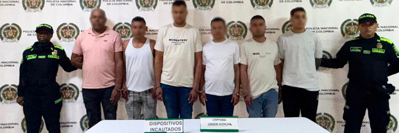 Los Cerrajeros fueron capturados en la capital antioqueña. /FOTO: CORTESÍA