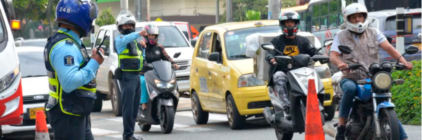 Controles de movilidad en Medellín. /FOTO: ARCHIVO 