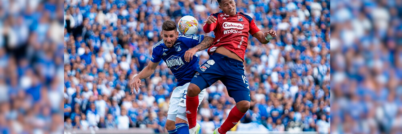 Independiente Medellín ante Millonarios en El Campín. /FOTO: X @MillosFCoficial