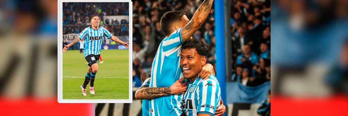 Los colombianos fueron fundamentales en la victoria del club. / FOTO: RACING