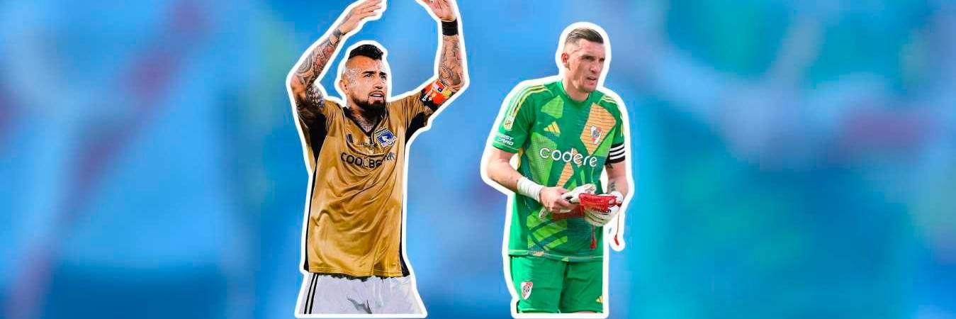 En el partido, Vidal (izquierda) intentó enfurecer a Armani (derecha). / FOTOS: @KINGARTURO23OFICIAL Y @FRANCOARMANI34