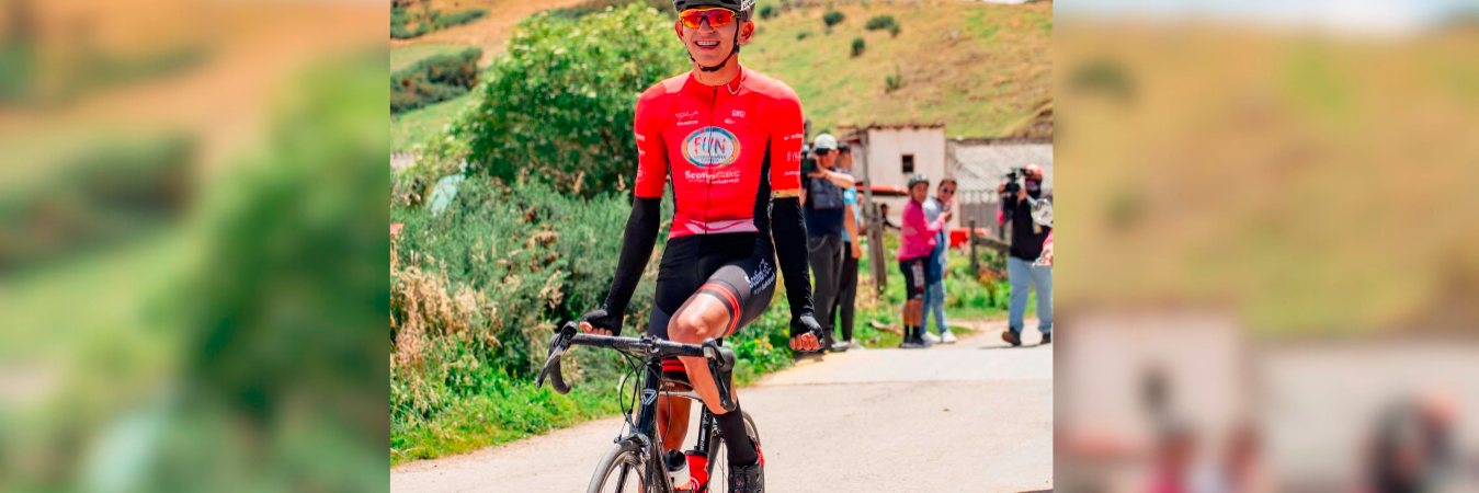 En 2023, Moreno se consagró como campeón nacional prejuvenil de la contrarreloj. / FOTO: CORTESÍA