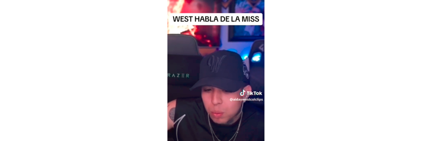El streamer habló sobre Giraldo y pidió a sus seguidores que sintieran lo peor cuando la vieran, además la insultó. El video fue eliminado de la plataforma TikTok. /FOTO: CAPTURA DE PANTALLA