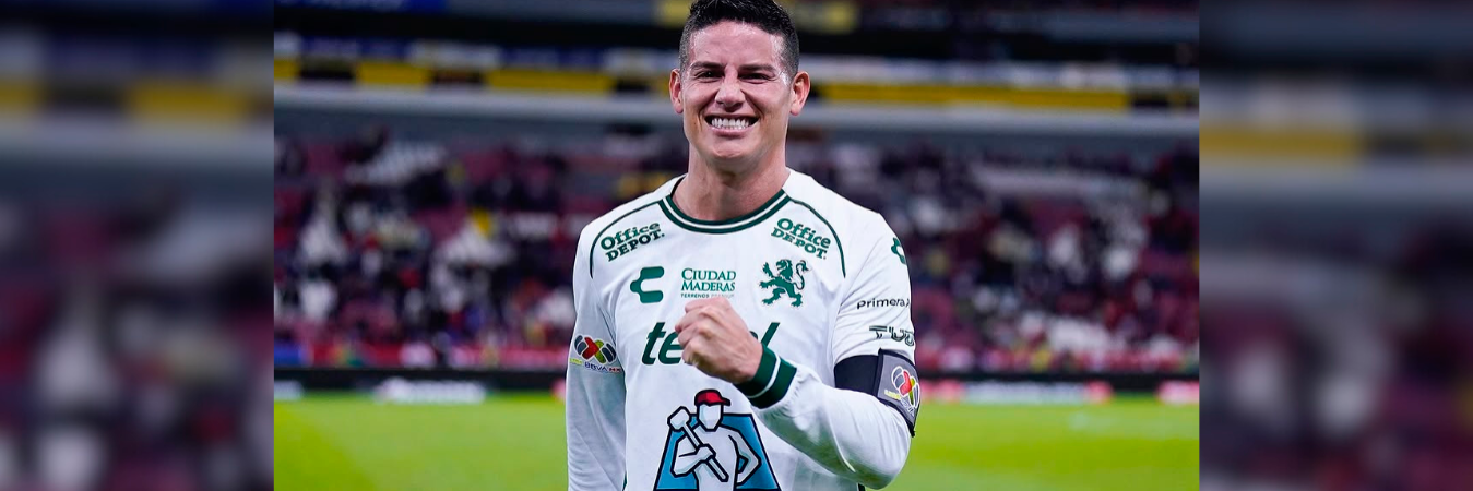 James Rodríguez es figura en el Club León de México. /FOTO: INSTAGRAM @jamesrodriguez10