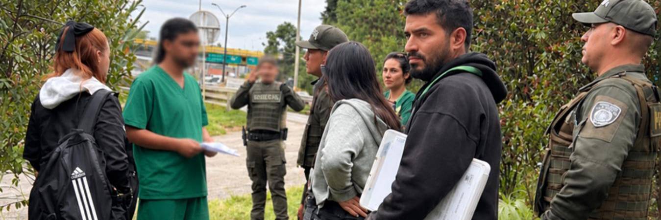 El hombre quedó bajo investigación de los autoridades. FOTO: CORTESÍA ALCALDÍA DE GUARNE