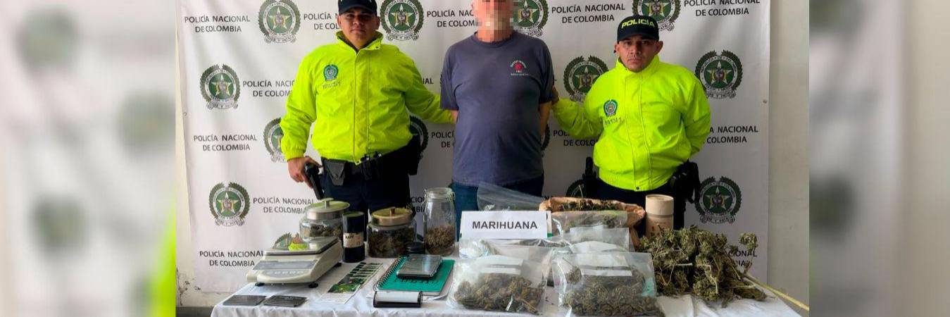 El extranjero tras ser capturado. /FOTO: POLICÍA NACIONAL