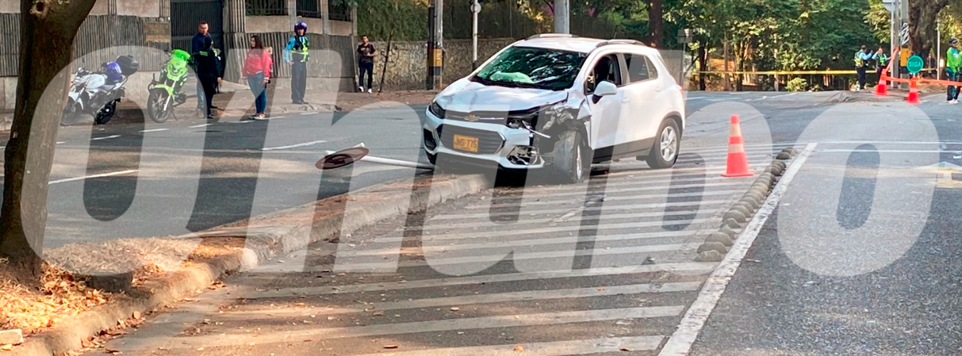 El conductor se quedó dormido y perdió el control del carro. /FOTO: ANDRÉS FELIPE OSORIO GARCÍA