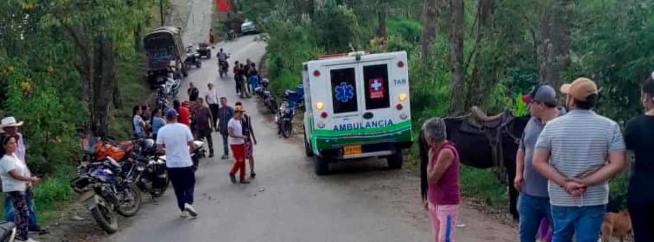 En este sector ocurrió el accidente que dejó 4 muertos. /FOTO: CORTESÍA DENUNCIAS ANTIOQUIA
