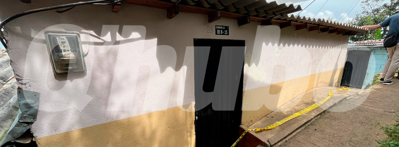 En esta casa fue asesinado el joven. /FOTO: ANDRÉS FELIPE OSORIO GARCÍA.