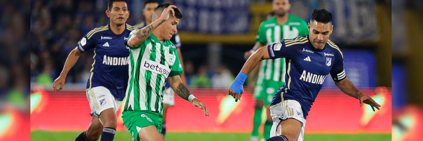 Atlético Nacional perdió su primer partido en los cuadrangulares ante Millonarios. /FOTO: COLPRENSA