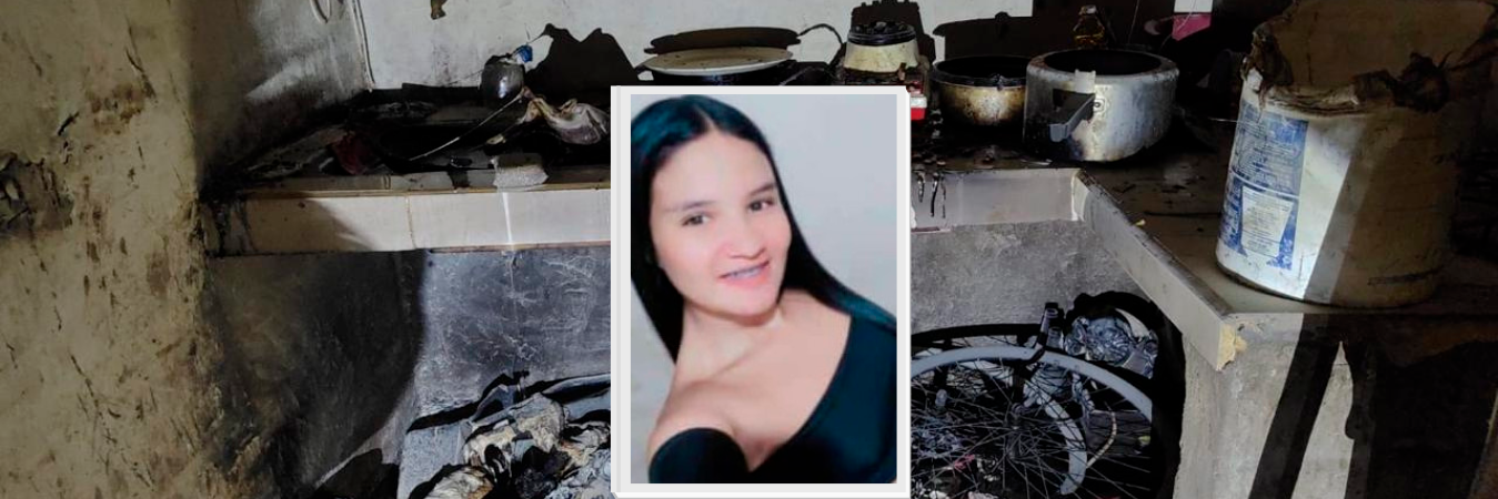 Ella era Estefanía Bustamante García, la víctima fatal del incendio en Itagüí. /FOTOS: ALCALDÍA DE ITAGÜÍ - CORTESÍA EL ITAGÜÍSEÑO 