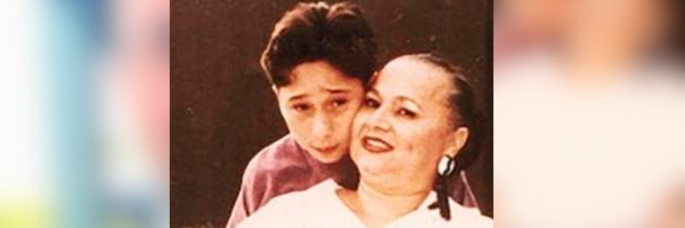 Michael en su infancia, junto a su madre Griselda. / FOTOS: LA RAZÓN DE MEXICO.