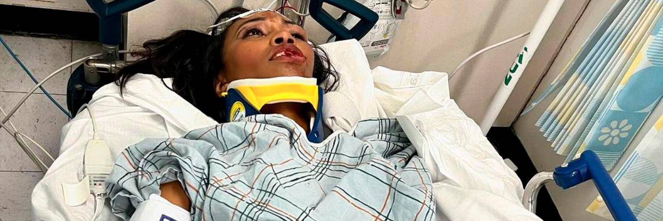 Esta es una de las imágenes de Carrie Bernans en el hospital. /FOTO: INSTAGRAM @carriebernans. 