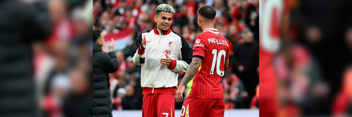 Hasta el momento, Luis Díaz lleva 25 anotaciones con el Liverpool en la temporada actual. / FOTO: @LUISDIAZ19_