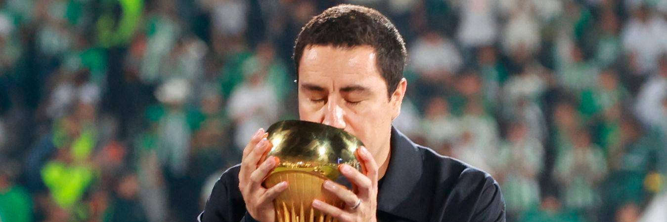 Efraín Juárez, director técnico de Atlético Nacional. / FOTO: MANUEL SALDARRIAGA.