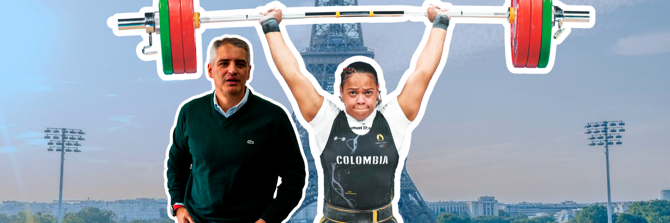 El gobernador aseguró que se le dará una casa a al deportista gracias a su representación del departamento en los Juegos Olímpicos. /FOTOS: AFP - JULIO CÉSAR HERRERA