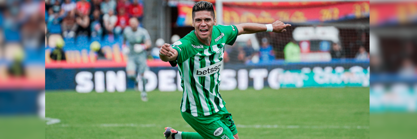 Sebastián Felipe Guzmán marcó el gol de Atlético Nacional ante Deportivo Pasto. /FOTO: ATLÉTICO NACIONAL 