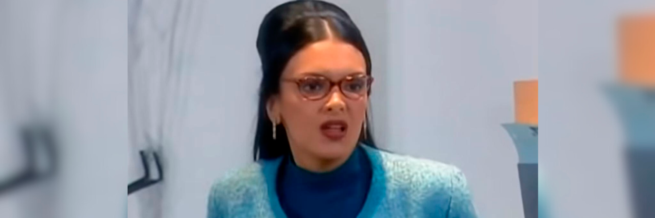  Marcela Posada interpretando a La Jirafona en ‘Yo soy Betty. /FOTO: TOMADA DE LA WEB