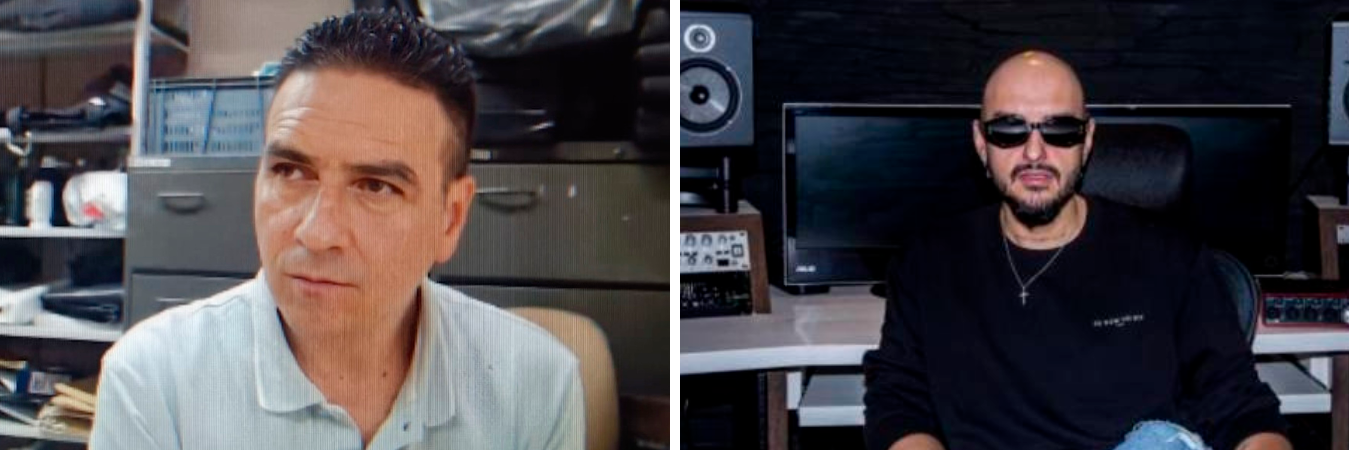 A la izquierda alias de el Tío, a la derecha su víctima, Daniel Alejandro Velásquez /FOTOS: CORTESÍA 