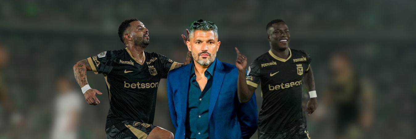 Con la magia de Edwin Cardona (izq.), la picardía de Marino Hinestroza (der.) y el ingenio de Javier Gandolfi (al centro), el Verde buscará brillar. /FOTOS: NACIONAL Y CAMILO SUÁREZ