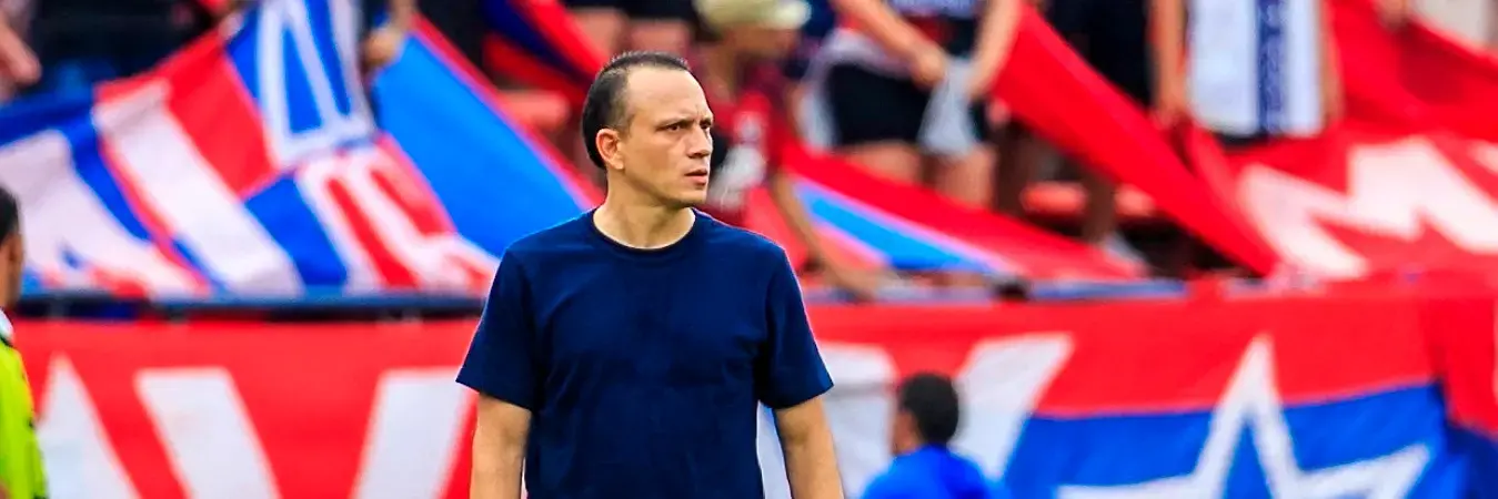 El técnico está contento con el avance que ha tenido el club antioqueño. /FOTO: CAMILO SUÁREZ